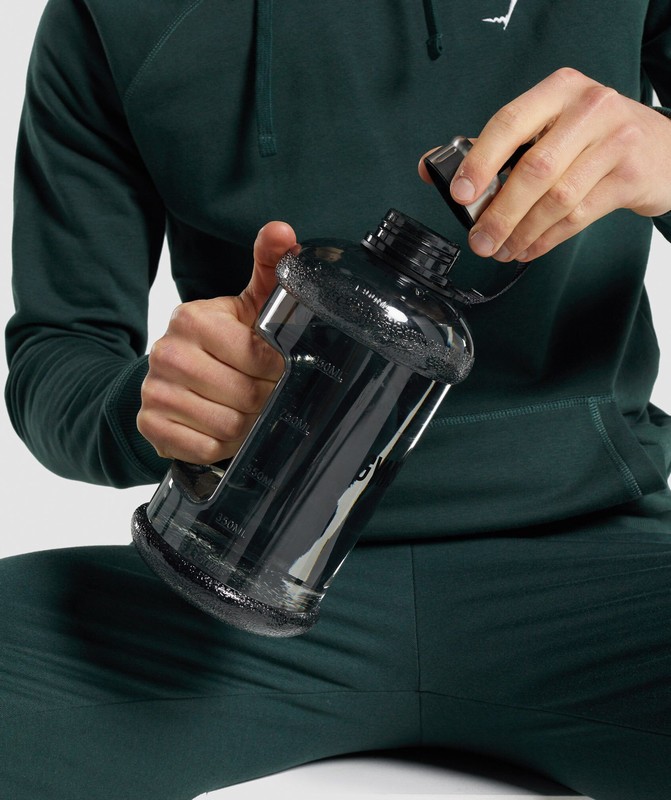 Gymshark 1.5L Water Bottle Waterflessen Dames Zwart | JNXU91865