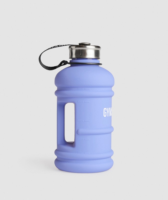 Gymshark 1L Water Bottle Waterflessen Heren Blauw | WTPS24390