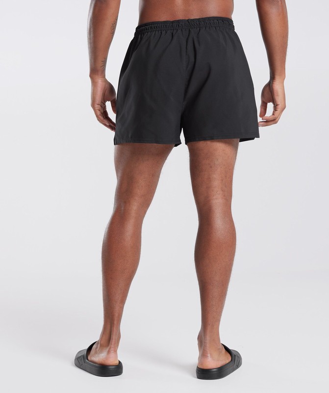 Gymshark 3" Swim Shorts Korte Broek Heren Zwart | WPHL43790