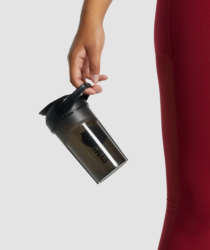 Gymshark 400ml Shaker Bottle Waterflessen Heren Zwart | LDFG86471