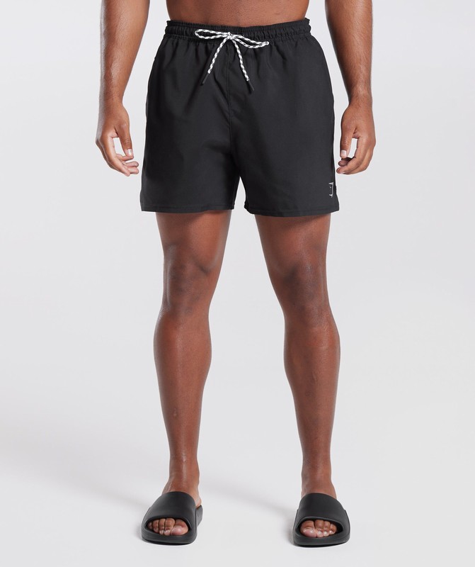Gymshark 5" Swim Shorts Korte Broek Heren Zwart | ODPW82479