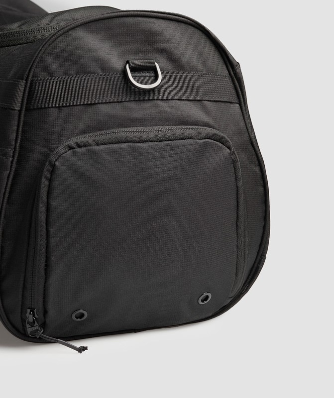 Gymshark Active Holdall Medium Tas Heren Zwart | JIQP17203