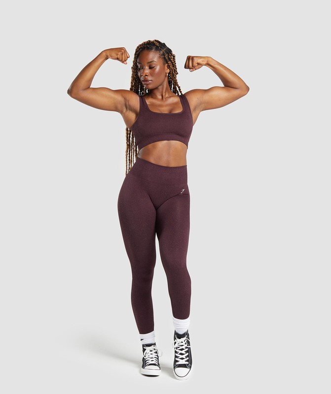 Gymshark Adapt Fleck Seamless Leggings Leggings Dames Paars Paars | ABIS28431