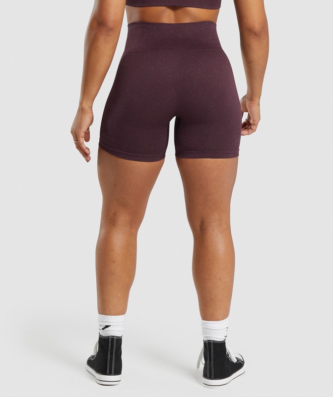 Gymshark Adapt Fleck Seamless Shorts Korte Broek Dames Paars Paars | HTDE82476