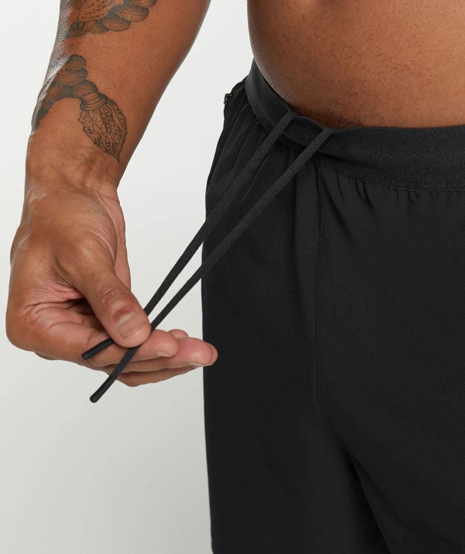 Gymshark Apex 7" Hybrid Shorts Korte Broek Heren Zwart | BWRN68095