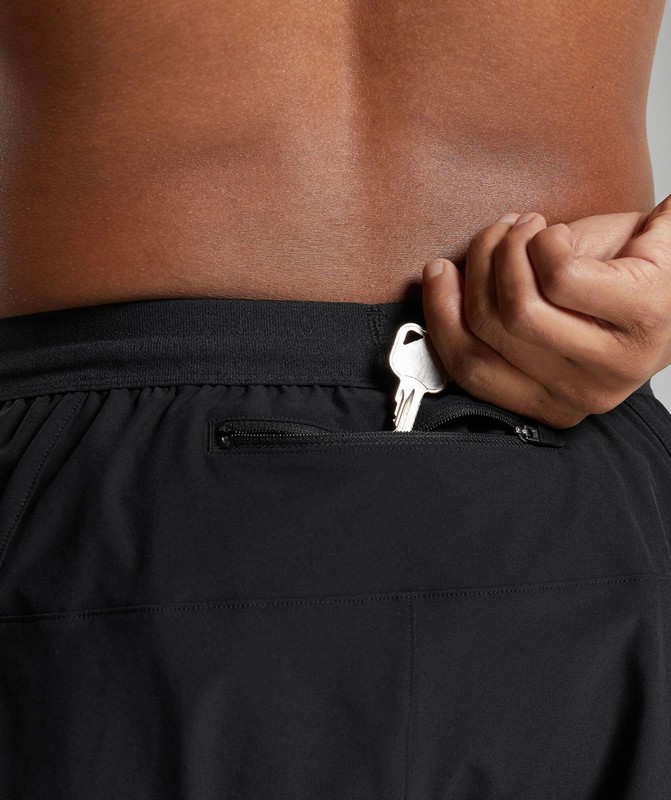 Gymshark Apex Run 5" Shorts Korte Broek Heren Zwart | GTUZ13675