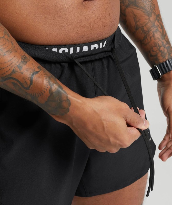 Gymshark Apex Run 5" Shorts Korte Broek Heren Zwart | GTUZ13675