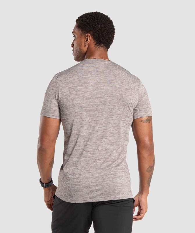 Gymshark Arrival Marl T-Shirt T-Shirt Heren Grijs | FHJL24398