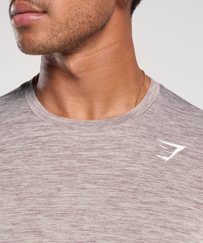 Gymshark Arrival Marl T-Shirt T-Shirt Heren Grijs | FHJL24398