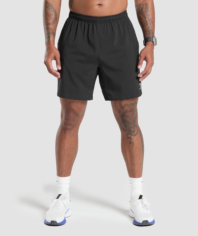 Gymshark Arrival Shorts Korte Broek Heren Zwart | YDNE69215