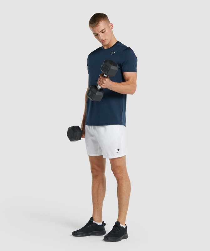 Gymshark Arrival T-Shirt (Regular Fit) T-Shirt Heren Donkerblauw | JQBO47620