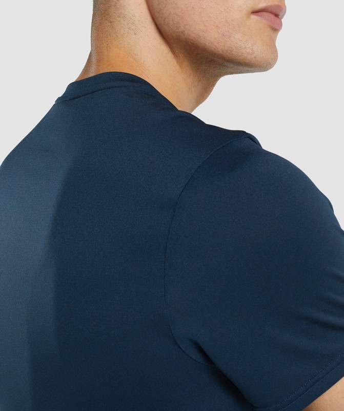 Gymshark Arrival T-Shirt (Regular Fit) T-Shirt Heren Donkerblauw | JQBO47620