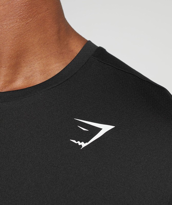 Gymshark Arrival T-Shirt T-Shirt Heren Zwart | KOJT92587