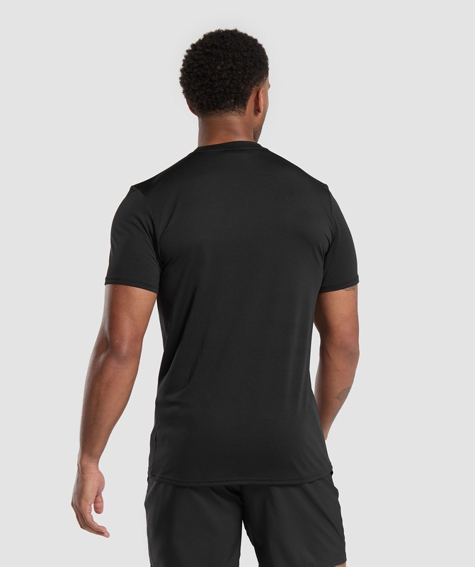 Gymshark Arrival V-Neck T Shirt T-Shirt Heren Zwart | PRXG29870