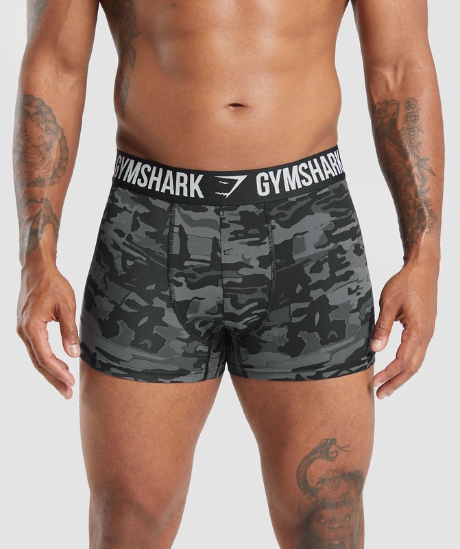 Gymshark Boxer Brief Slip Heren Grijs | PTSK37092