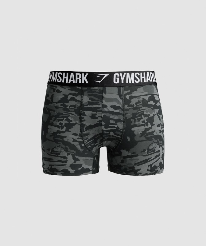 Gymshark Boxer Brief Slip Heren Grijs | PTSK37092