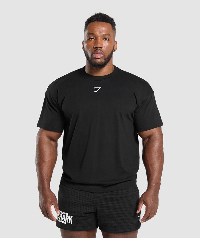 Gymshark Build Your Legacy Graphic T-Shirt T-Shirt Heren Zwart | SRQJ93087