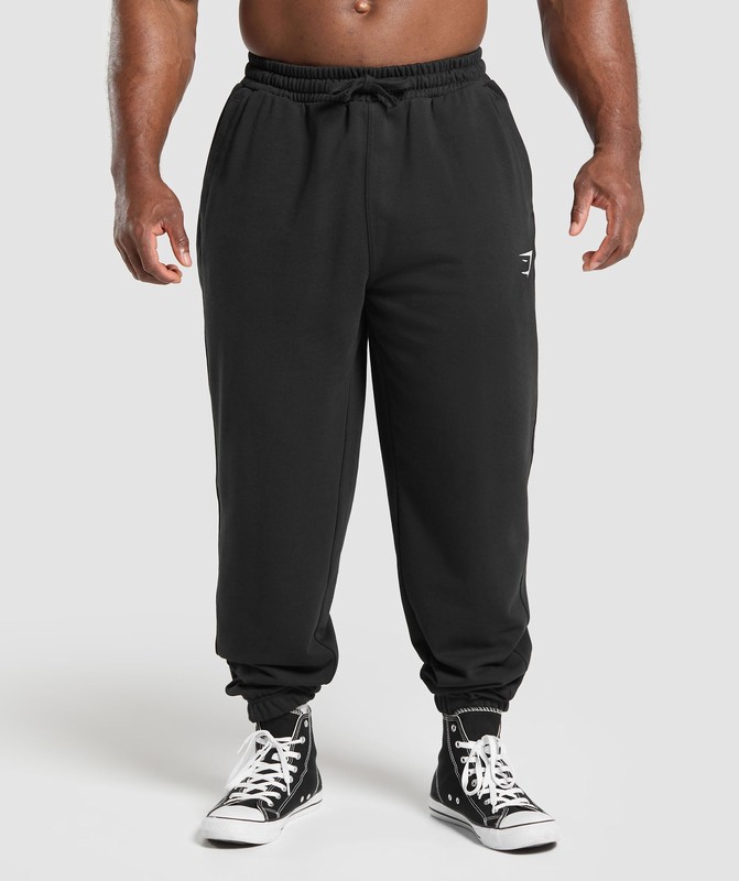 Gymshark Chalk Joggers Joggingbroek Heren Zwart | MHBW36415
