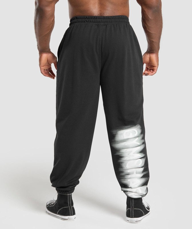 Gymshark Chalk Joggers Joggingbroek Heren Zwart | MHBW36415