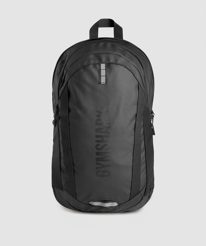Gymshark Coated Pursuit Backpack Rugzak Dames Zwart | LGNF84216