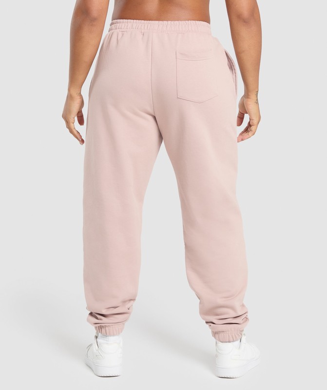 Gymshark Collegiate Joggers Joggingbroek Dames Roze | DPGU51978