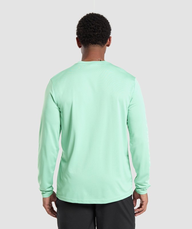 Gymshark Conditioning Goods Long Sleeve T-Shirt T-Shirt Heren Groen | XBIT15406