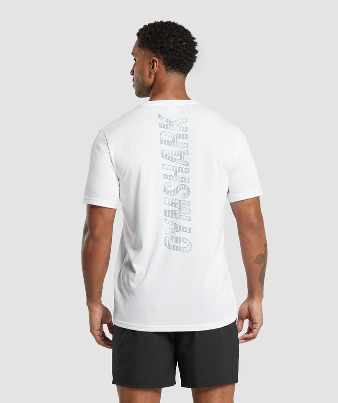 Gymshark Conditioning Goods T-Shirt T-Shirt Heren Wit | XLBE12649