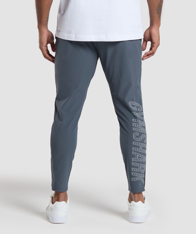 Gymshark Conditioning Goods Woven Joggers Joggingbroek Heren Titanium Blauw | GTDN17245