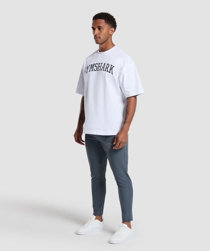 Gymshark Conditioning Goods Woven Joggers Joggingbroek Heren Titanium Blauw | GTDN17245