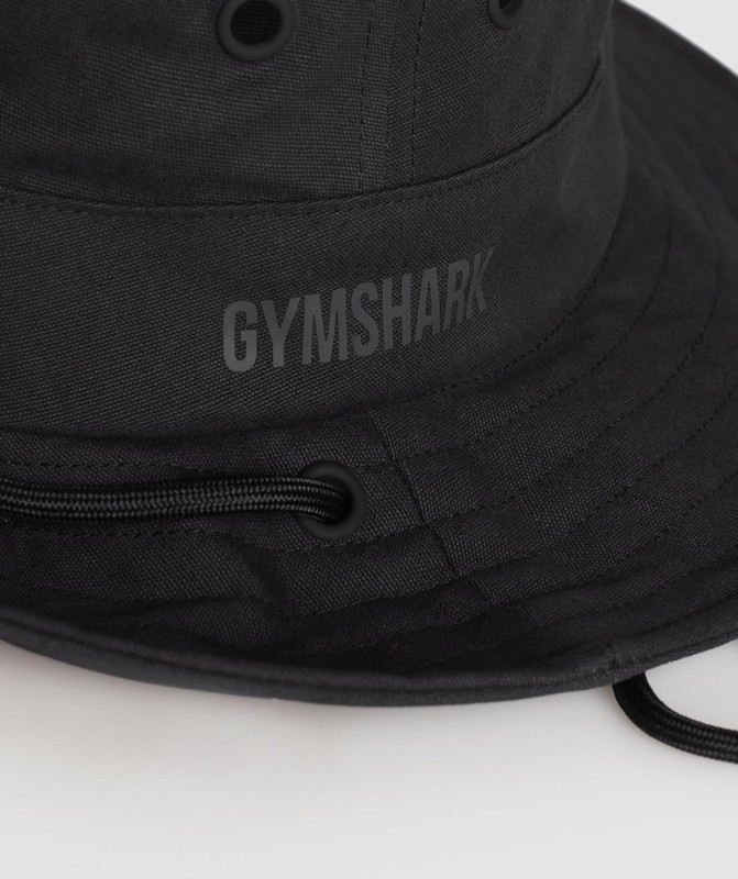 Gymshark Cord Bucket Hat Hoed Heren Zwart | RBLN69825