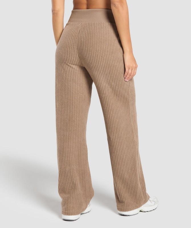 Gymshark Cord Flared Trousers Broek Dames Bruin | HKUD90234