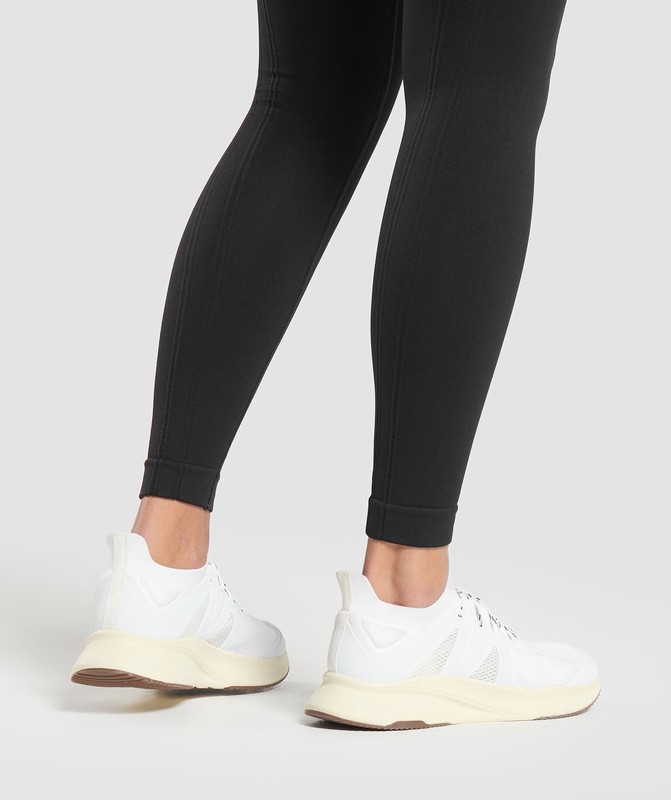 Gymshark Corset Seamless Leggings Leggings Dames Zwart | FNAI04836