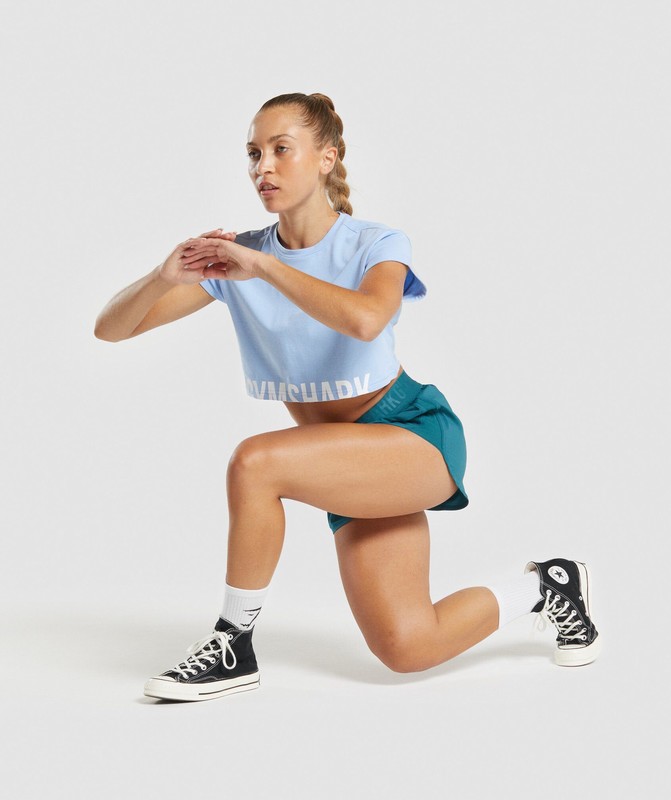 Gymshark Crew Socks 3Pk Sokken Dames Wit | GDTV10547