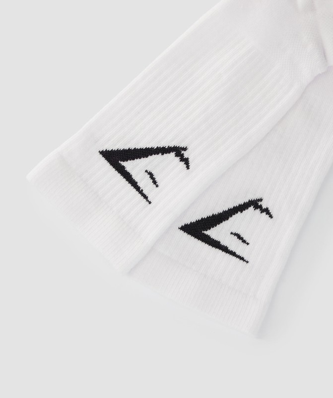 Gymshark Crew Socks 5Pk Sokken Heren Wit | SRPV70468