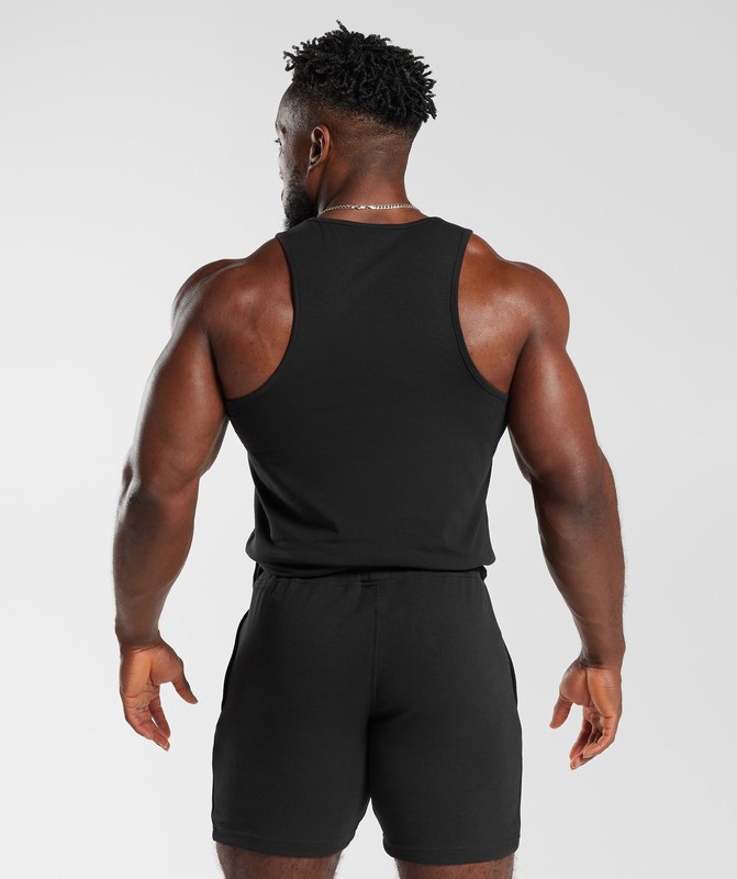 Gymshark Critical Tank Tanktop Heren Zwart | UTCY48679