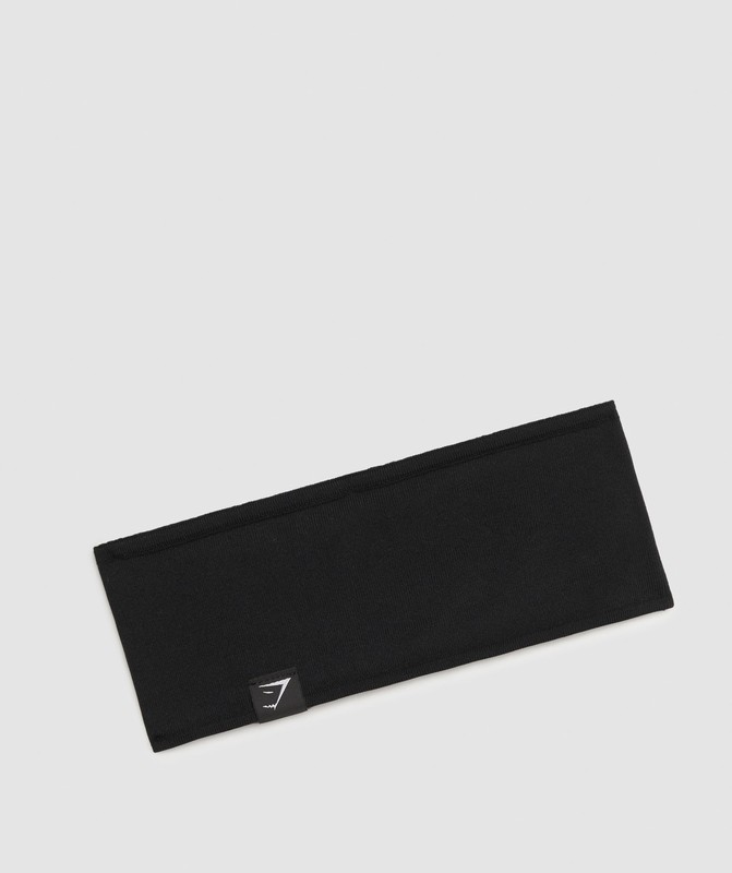 Gymshark Diffuse Single Layer Sweat Headband Hoofdband Dames Zwart | XDJZ35496
