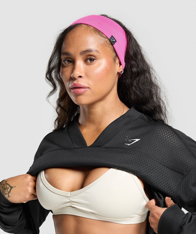 Gymshark Diffuse Sweat Headband Hoofdband Heren Roze | JYIL04295