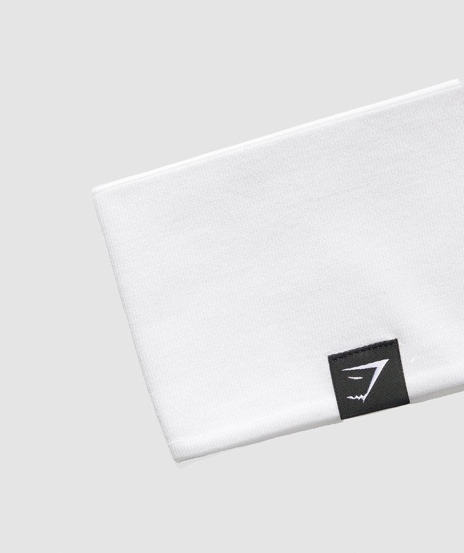 Gymshark Diffuse Sweat Headband Hoofdband Dames Wit | JKTM50968