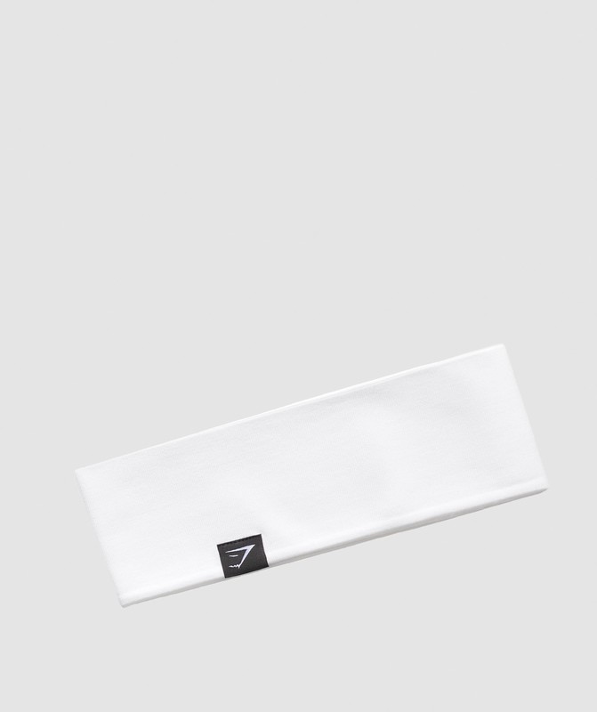 Gymshark Diffuse Sweat Headband Hoofdband Dames Wit | JKTM50968