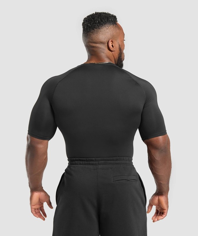 Gymshark Element T-Shirt T-Shirt Heren Zwart | NPZB56289