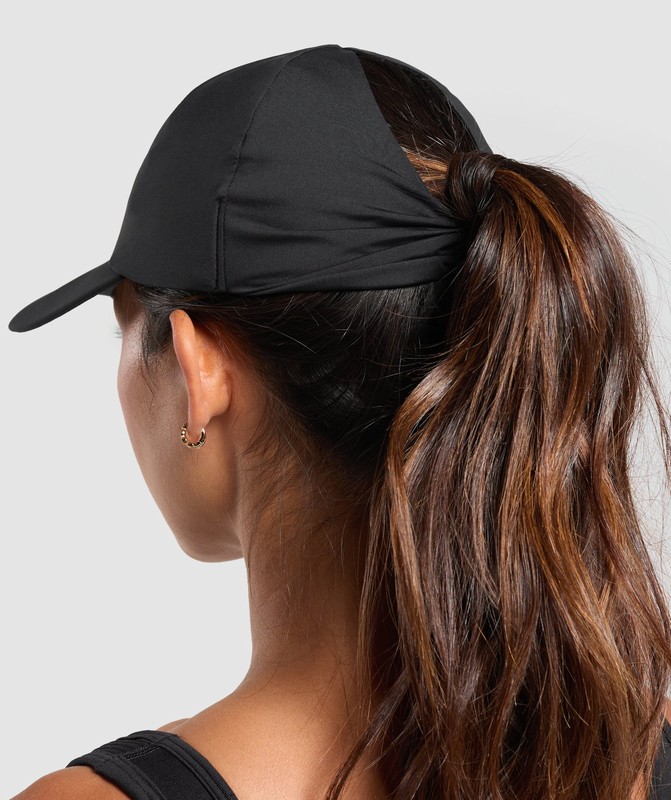 Gymshark Elevate Cap Pet Heren Zwart | BMJP78340