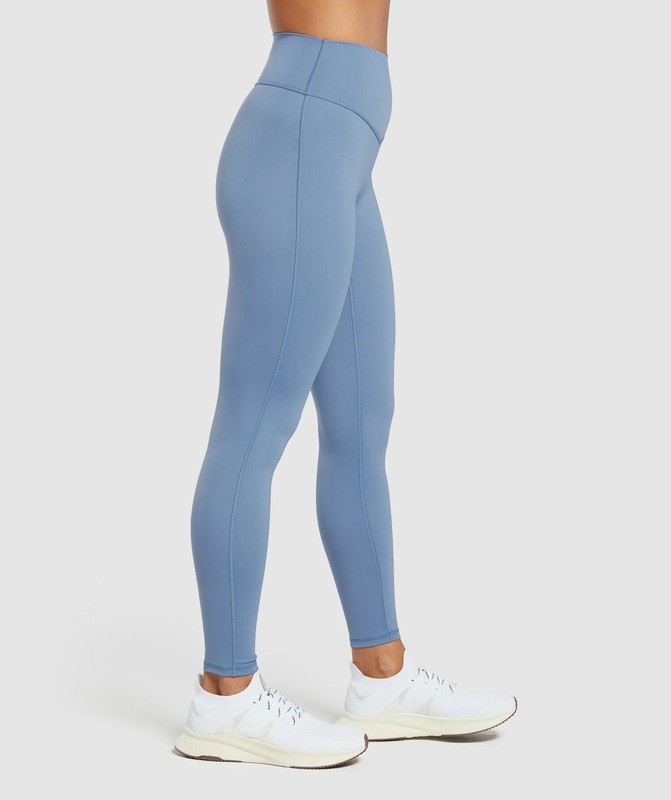 Gymshark Elevate Leggings Leggings Dames Blauw | ZQMG10876
