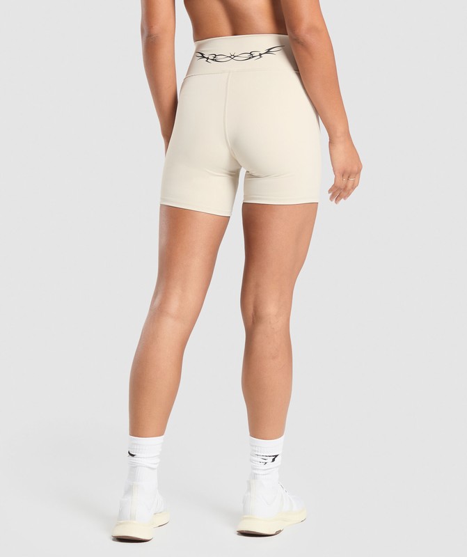 Gymshark Elevate Shorts Korte Broek Dames Room Beige | FDZY64109