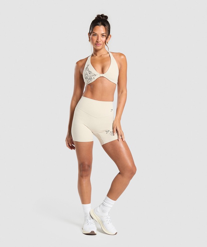 Gymshark Elevate Shorts Korte Broek Dames Room Beige | FDZY64109
