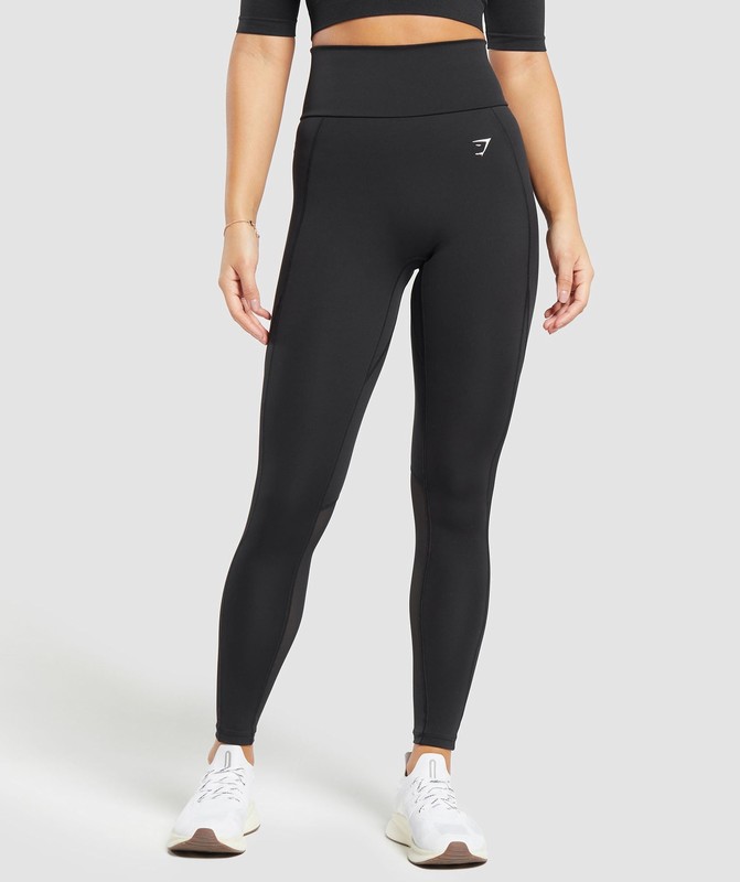 Gymshark Everyday Mesh Legging Leggings Dames Zwart | XPAL56137