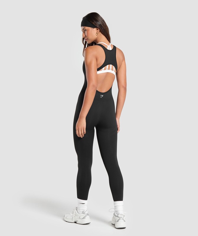 Gymshark Everyday Seamless All in One All In One Dames Zwart | YQPN67932