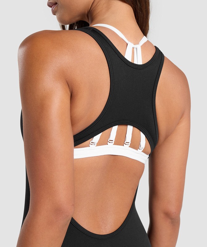 Gymshark Everyday Seamless All in One All In One Dames Zwart | YQPN67932