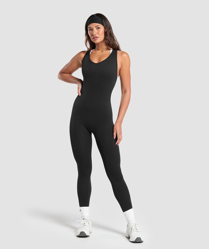 Gymshark Everyday Seamless All in One All In One Dames Zwart | YQPN67932