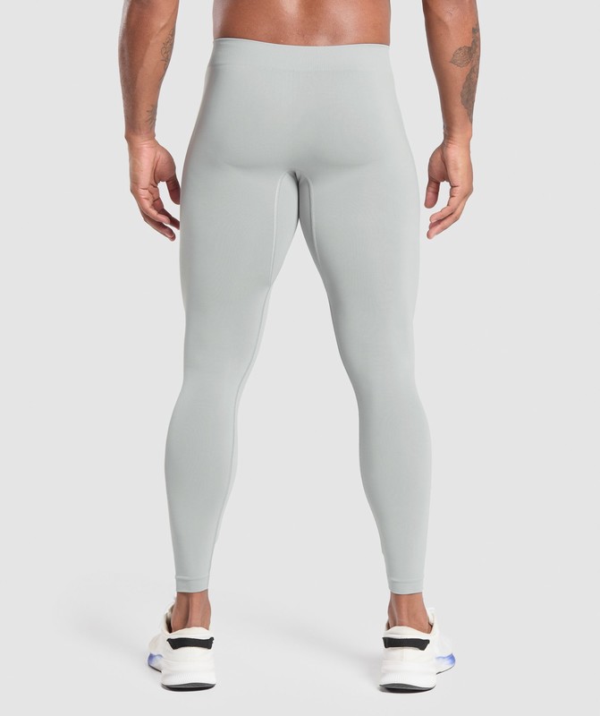 Gymshark Everyday Seamless Baselayer Leggings Leggings Heren Zilver Grijs | JNUB79061