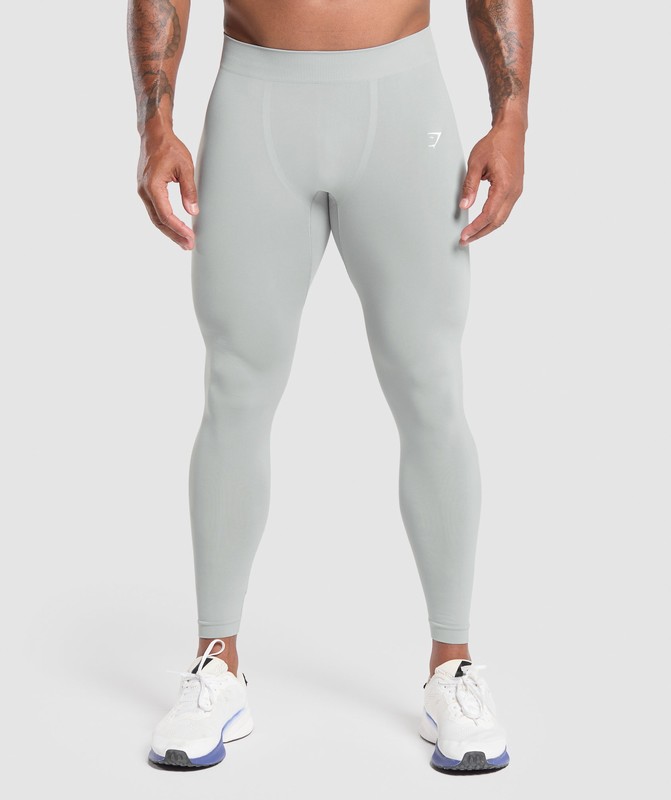 Gymshark Everyday Seamless Baselayer Leggings Leggings Heren Zilver Grijs | JNUB79061